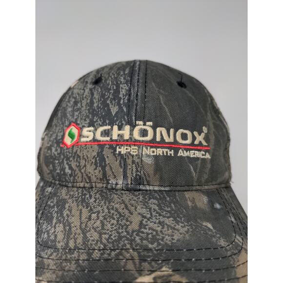 Schonox HPS North America Camo Strapback Hat OSFM Embroidered Logo OC Cap - Picture 3 of 10